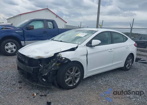 2018 Hyundai Elantra Sel из США, поврежденный, VIN 5NPD84LF5JH366087